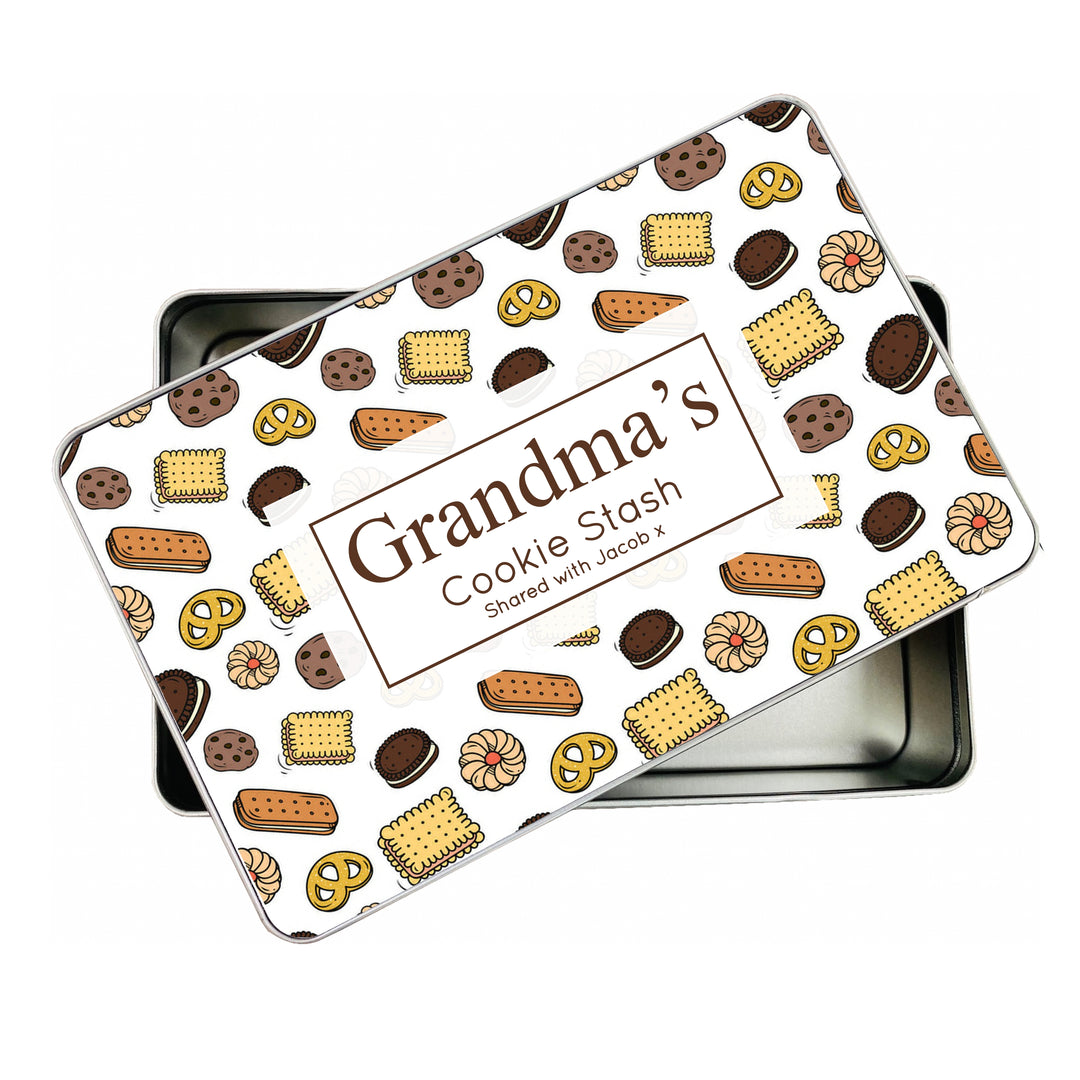 Grandma's Biscuit Tin– Personalised Gift for Her