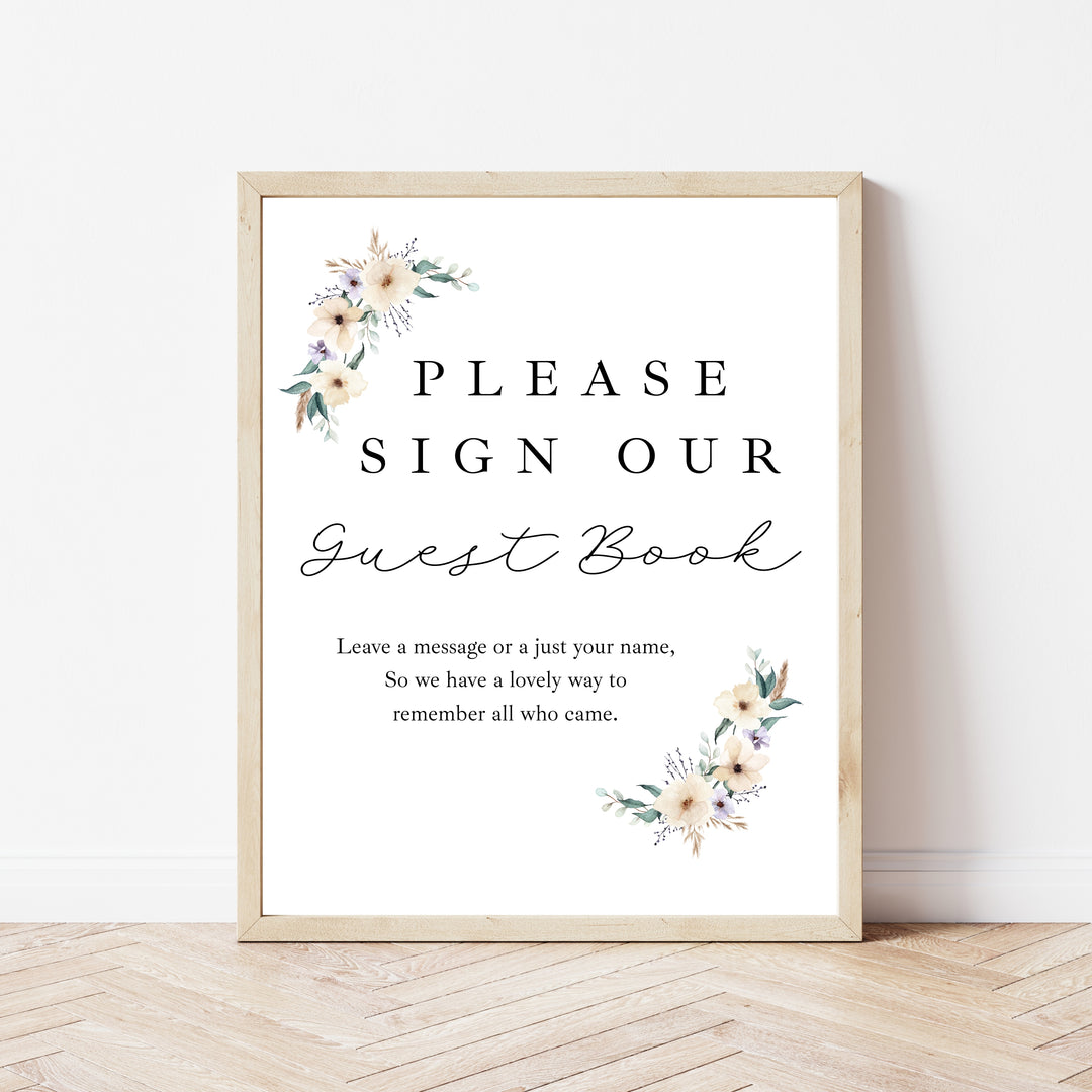 Personalised Wedding Guest Book