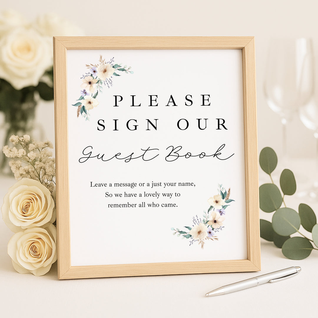 Personalised Wedding Guest Book
