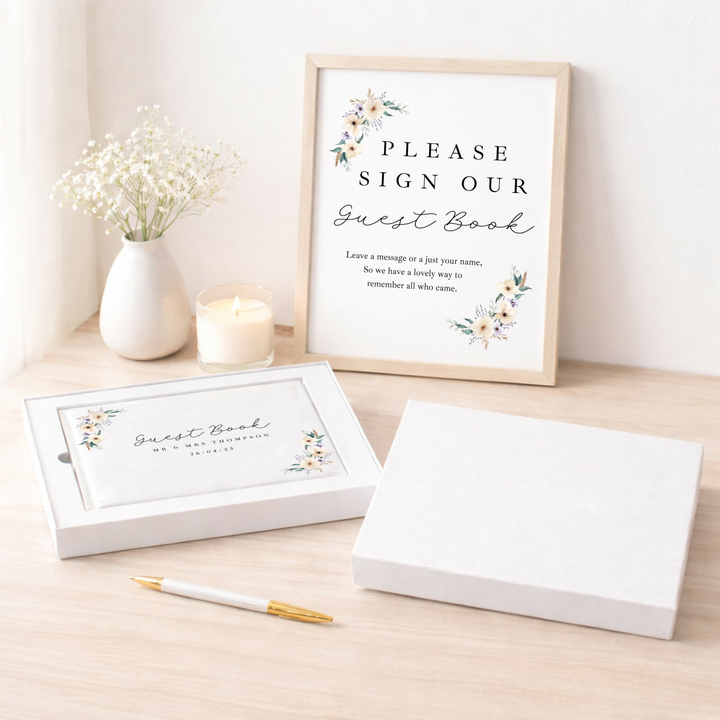 Personalised Wedding Guest Book