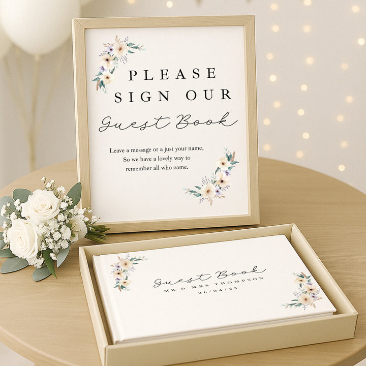 Personalised Wedding Guest Book