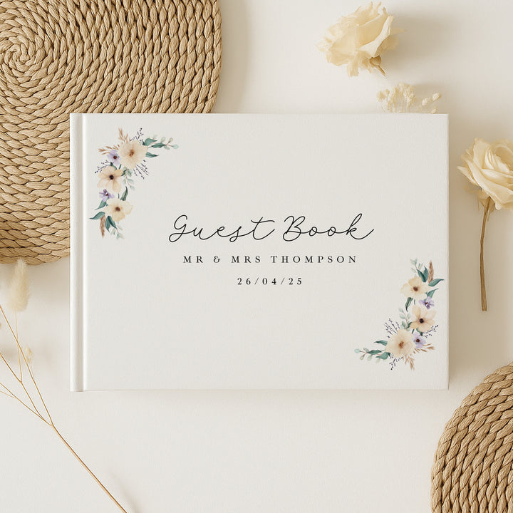 Personalised Wedding Guest Book