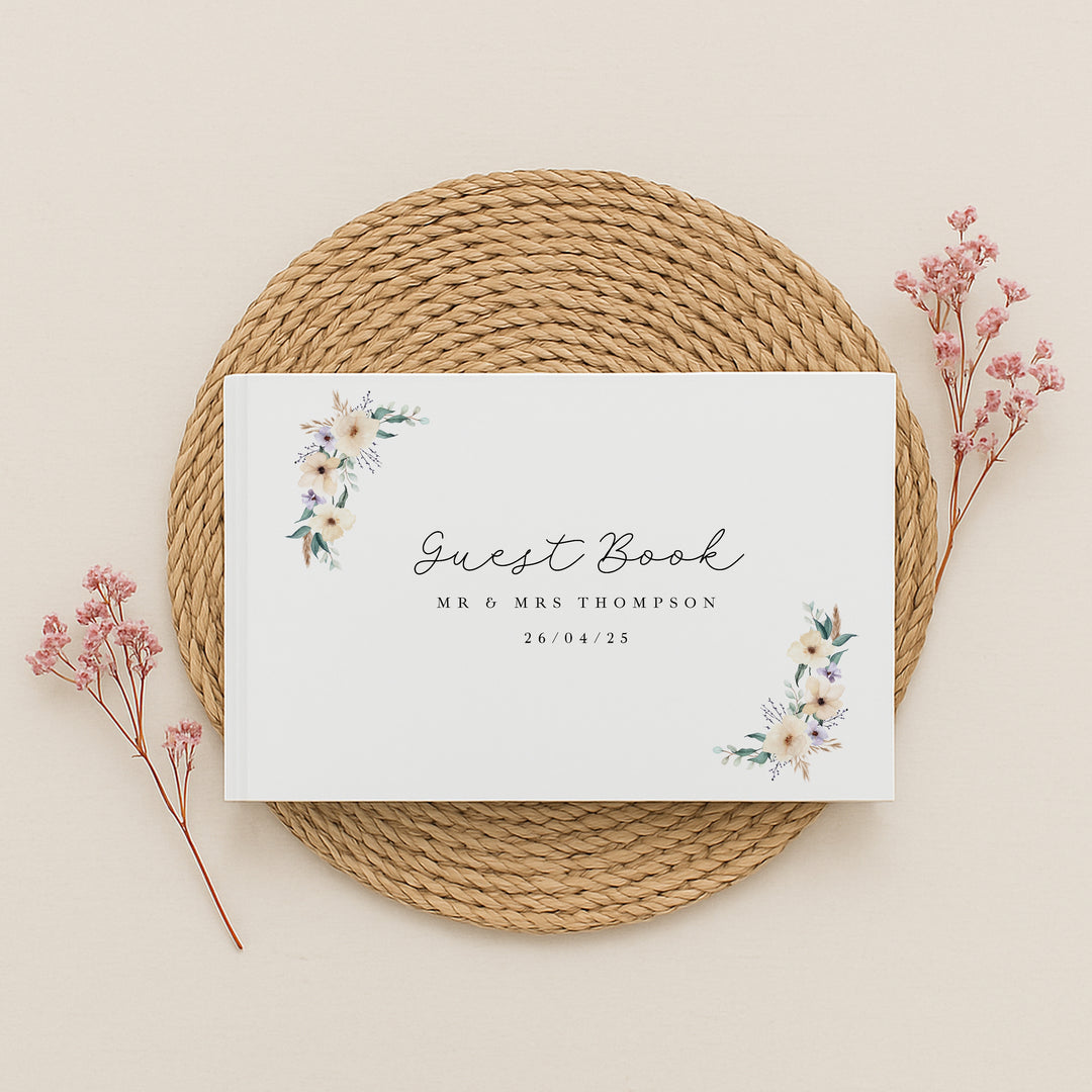 Personalised Wedding Guest Book