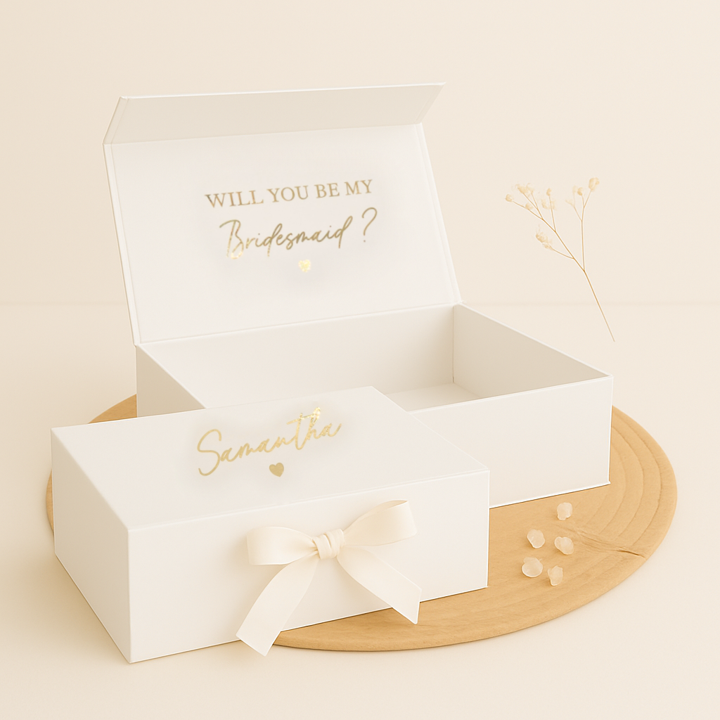 Personalised Will You Be My Bridesmaid Gift Box