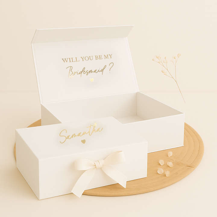 Personalised Will You Be My Bridesmaid Gift Box