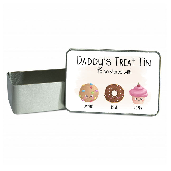 Dad’s Treat Tin – Personalised Gift for Him