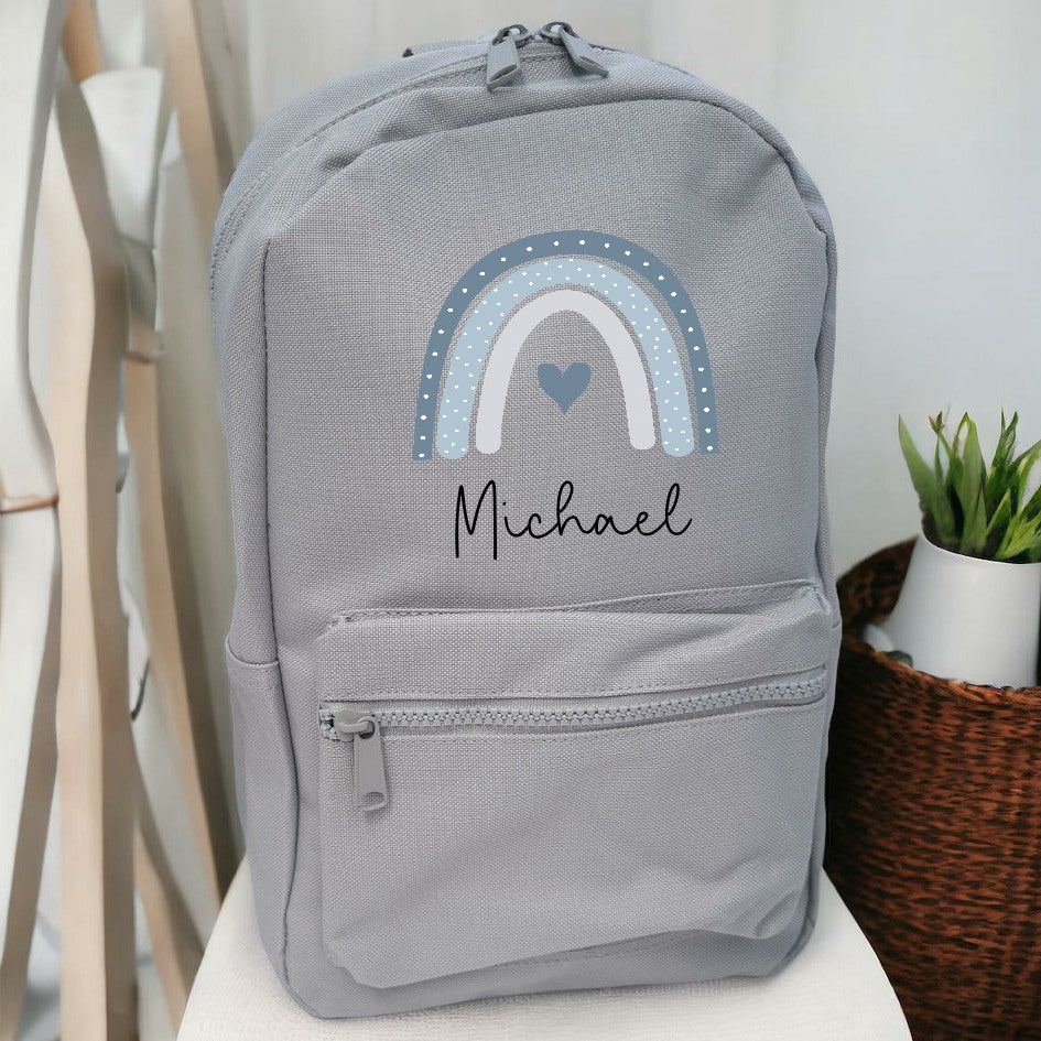 Personalised Toddler Rainbow Backpack