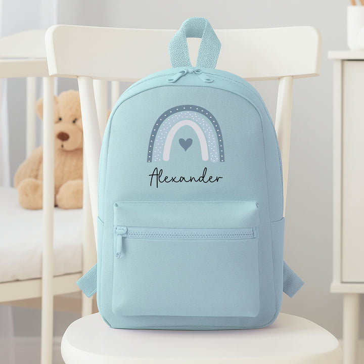 Personalised Toddler Rainbow Backpack