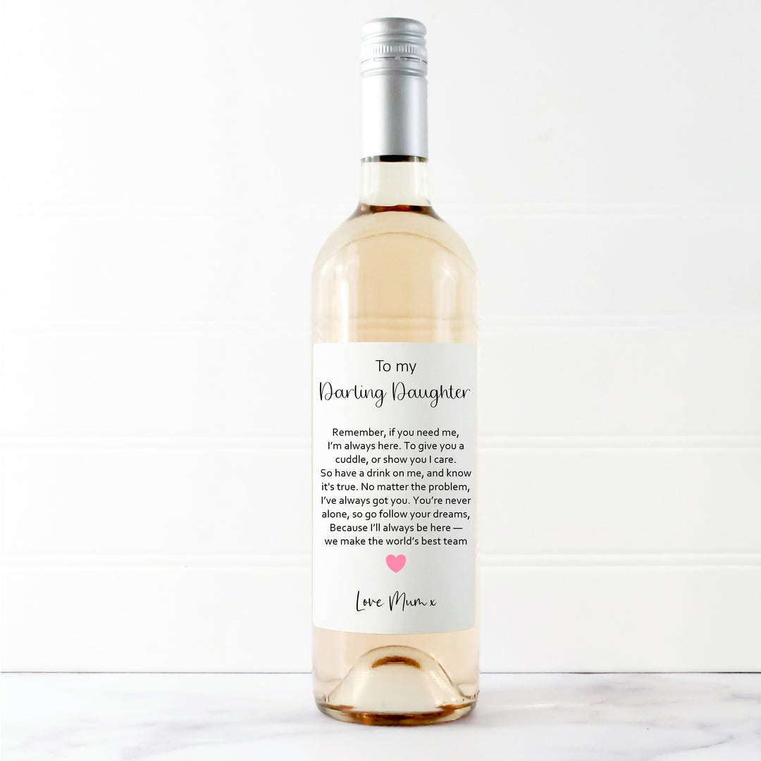 Personalised Daughter-In-Law Bottle Sticker