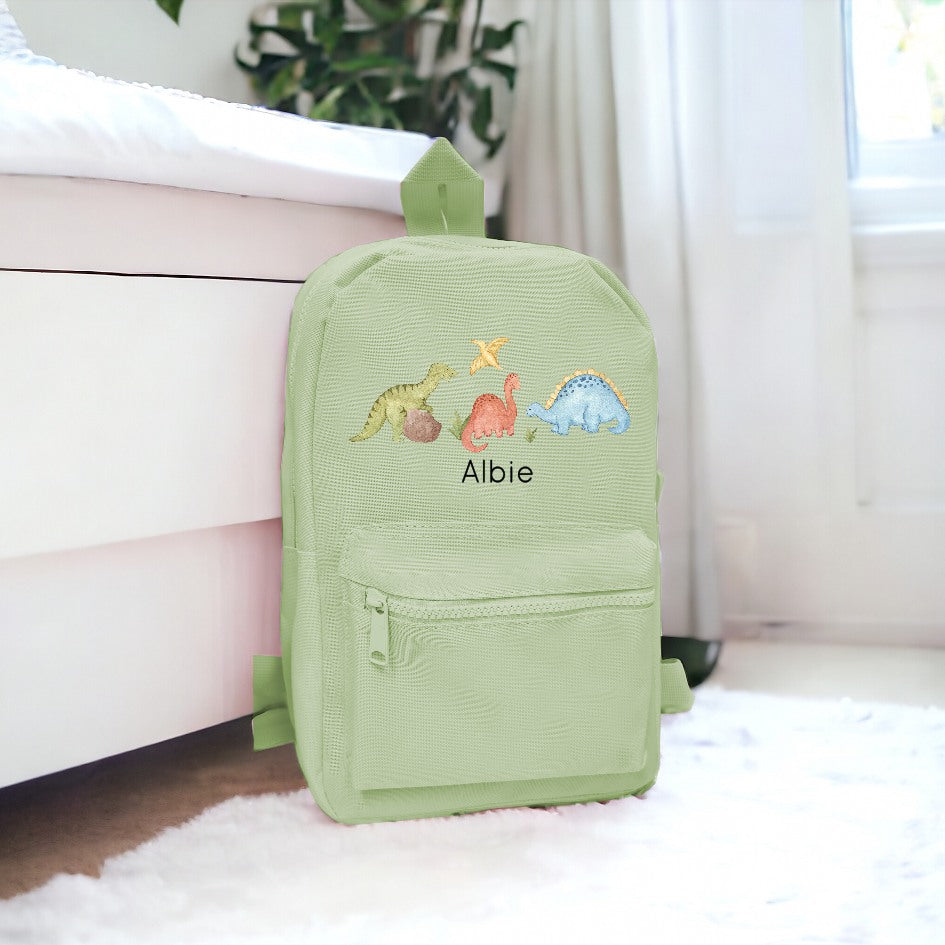 Personalised Toddler Dinosaur Backpack