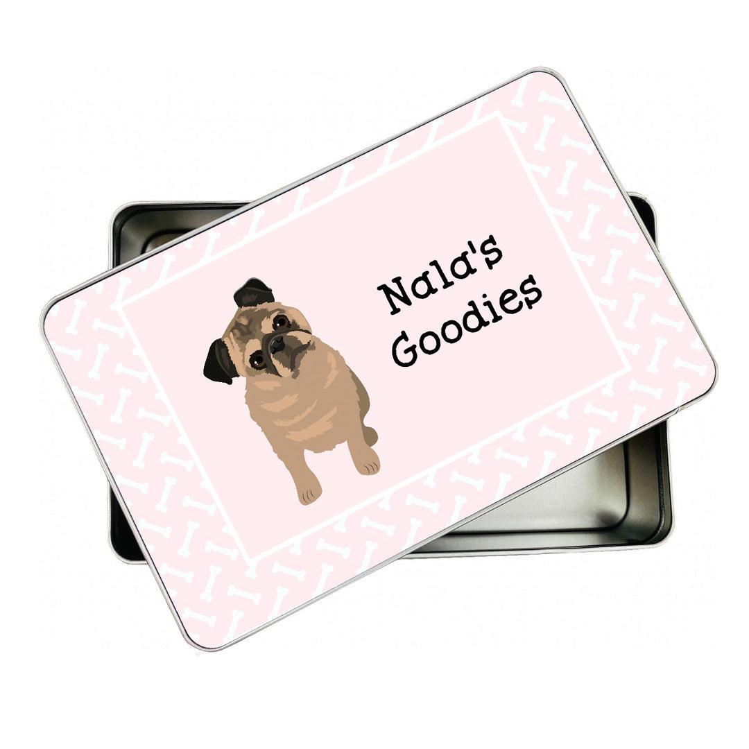 Personalised Dog Treat Tin