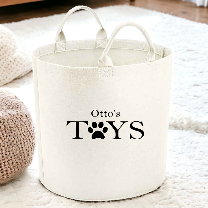 Personalised Dog Toy Tub