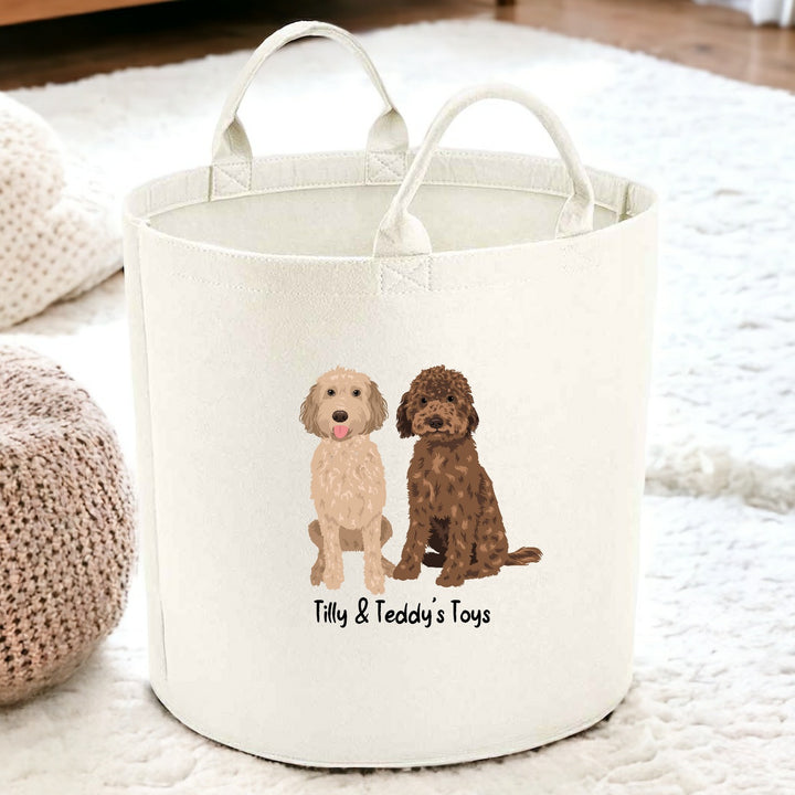 Personalised Dog Toy Tub