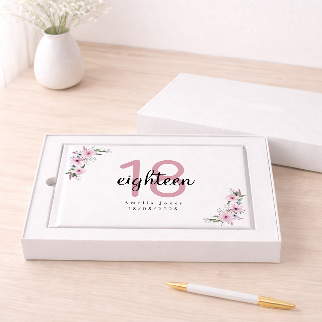 Personalised 18th Birthday Guest Book