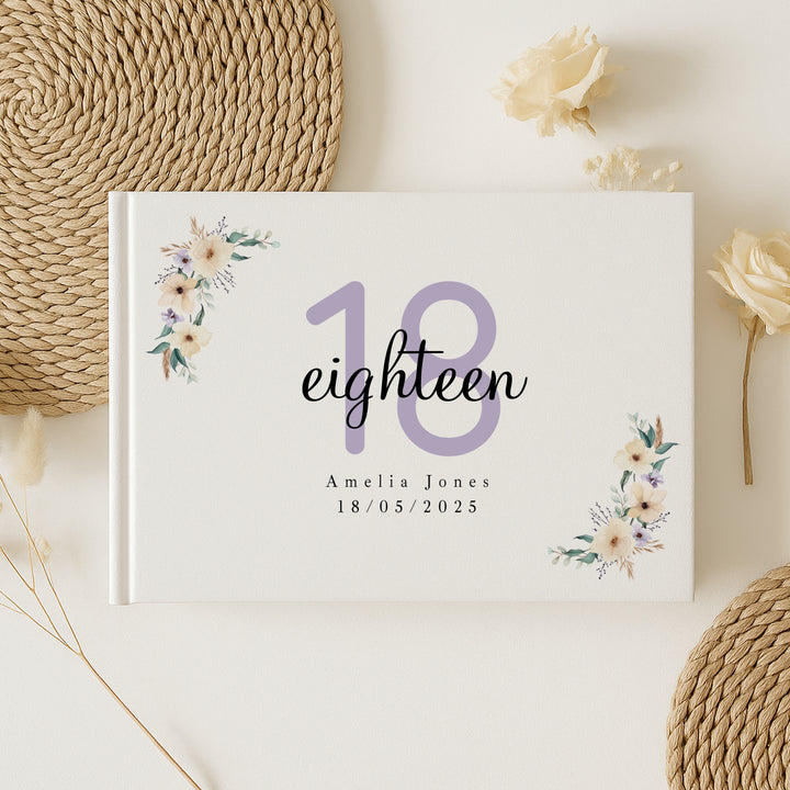 Personalised 18th Birthday Guest Book