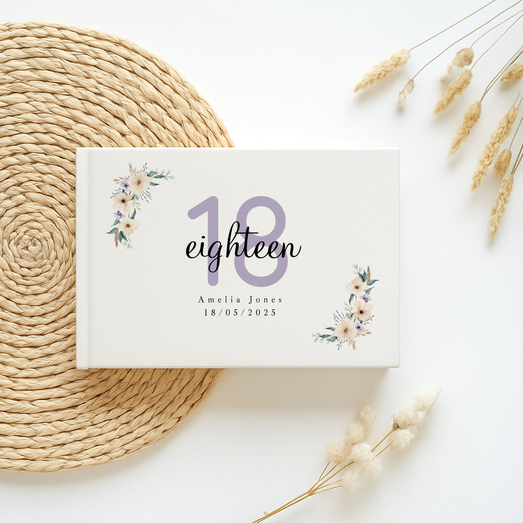 Personalised 18th Birthday Guest Book