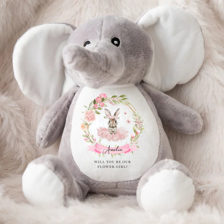 Personalised Flower Girl Teddy/Bunny