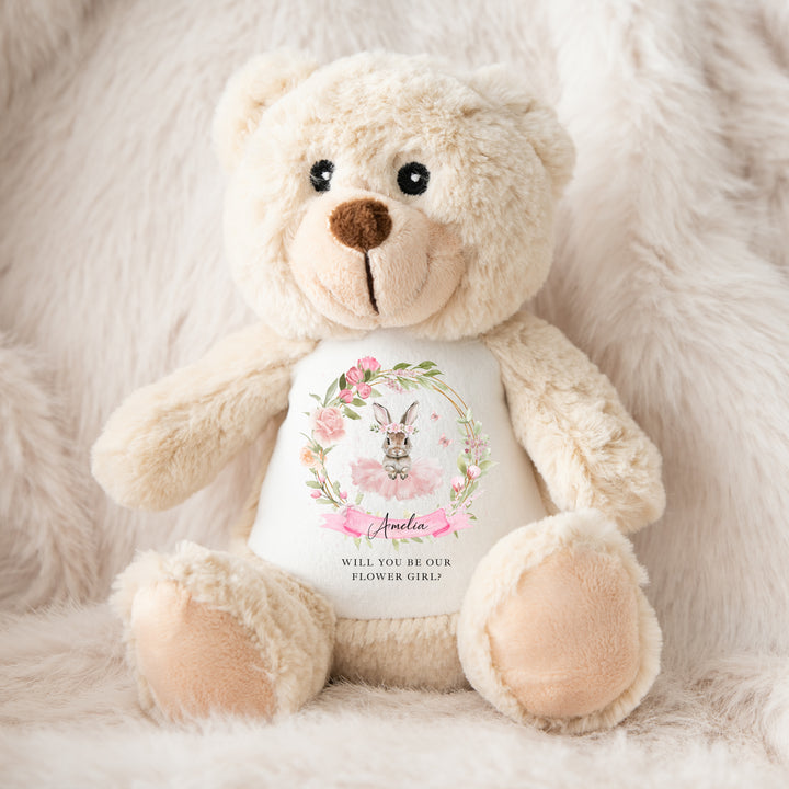 Personalised Flower Girl Teddy/Bunny