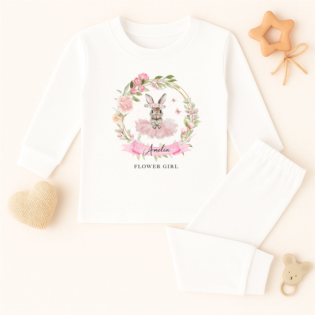 Personalised Flower Girl Pyjamas