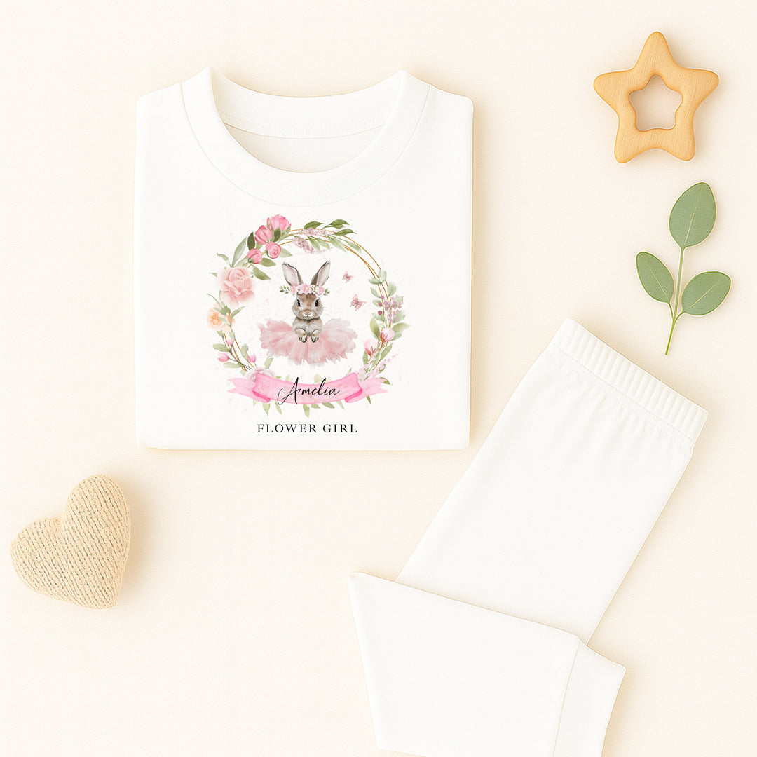 Personalised Flower Girl Pyjamas