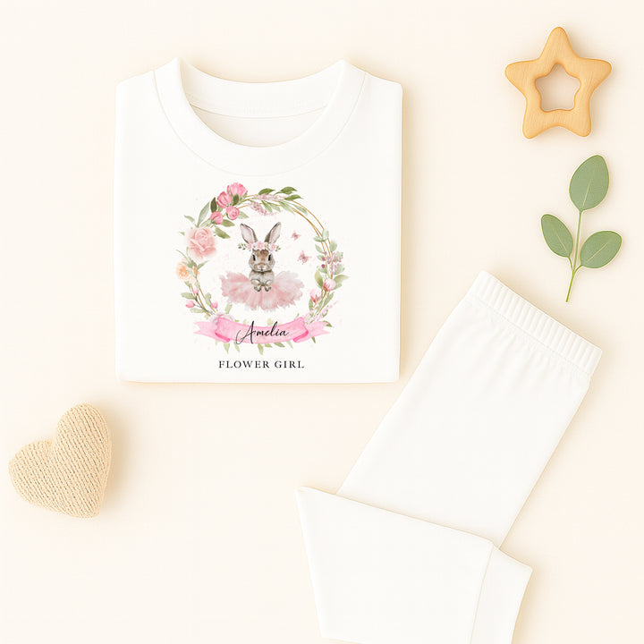 Personalised Flower Girl Pyjamas