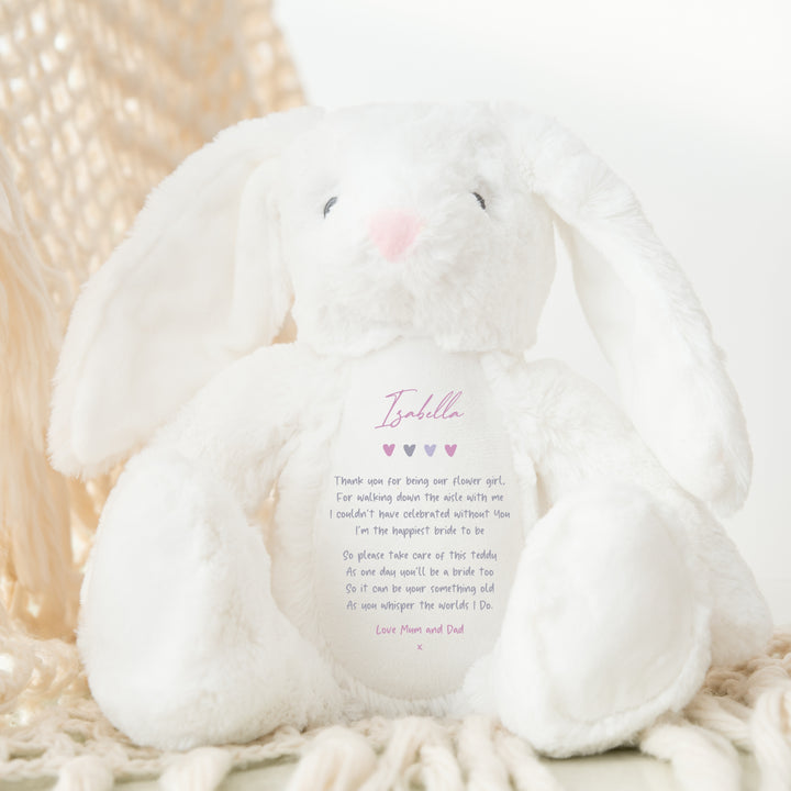Personalised Flower Girl Teddy/Bunny