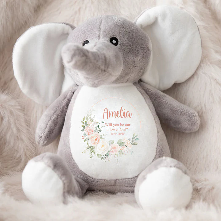 Personalised Flower Girl Teddy/Bunny