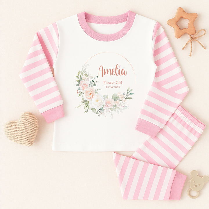 Personalised Flower Girl Pyjamas