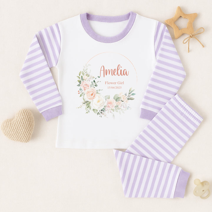 Personalised Flower Girl Pyjamas