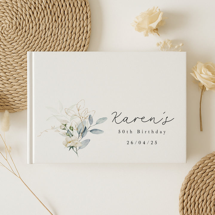 Personalised Birthday Any Age Guest Book