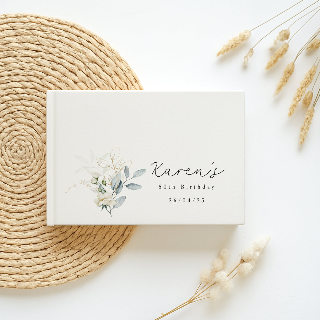 Personalised Birthday Any Age Guest Book