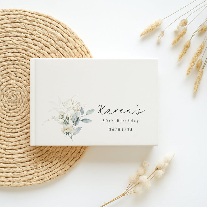 Personalised Birthday Any Age Guest Book