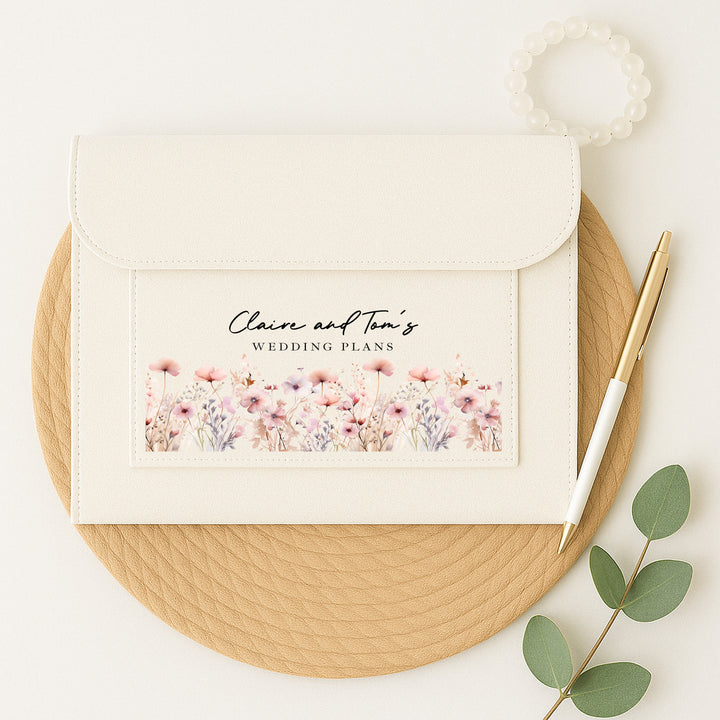 Personalised Wedding Notes Folder