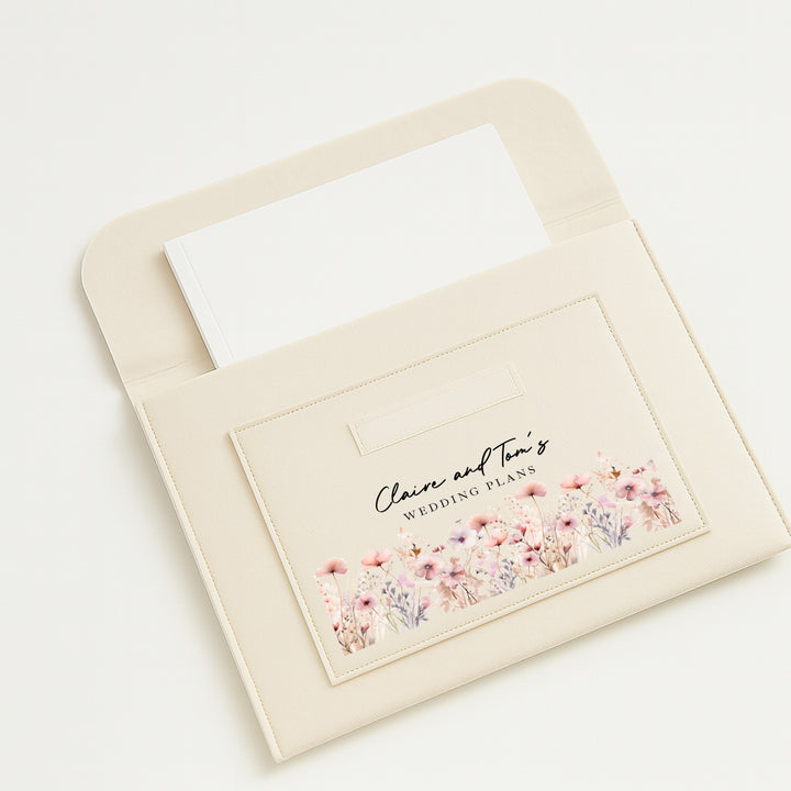 Personalised Wedding Notes Folder