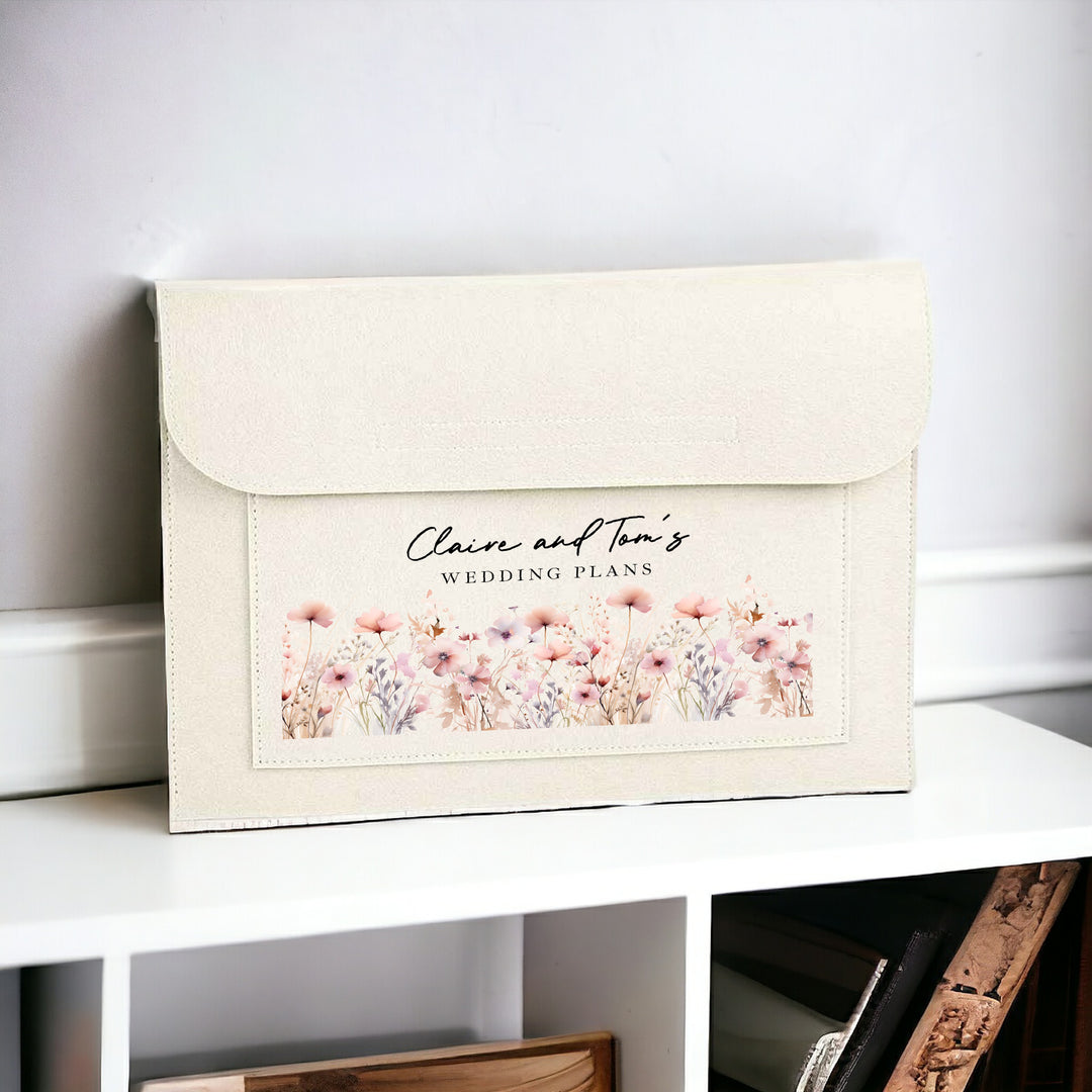 Personalised Wedding Notes Folder