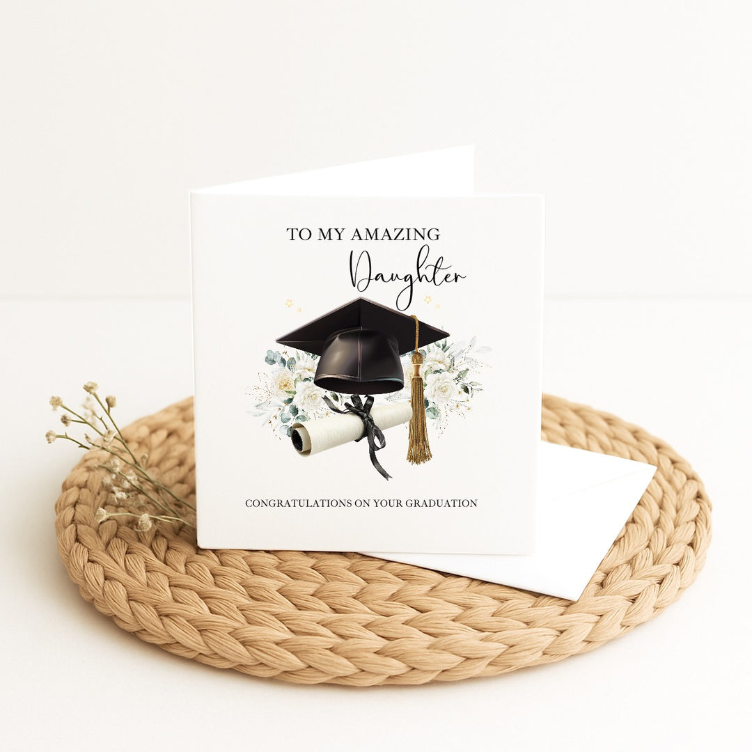 To My Daughter Graduation Card