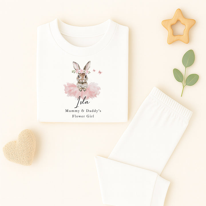 Personalised Flower Girl Pyjamas