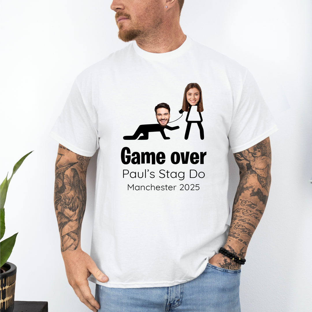 Personalised Team Groom Stag Do Photo T-Shirts