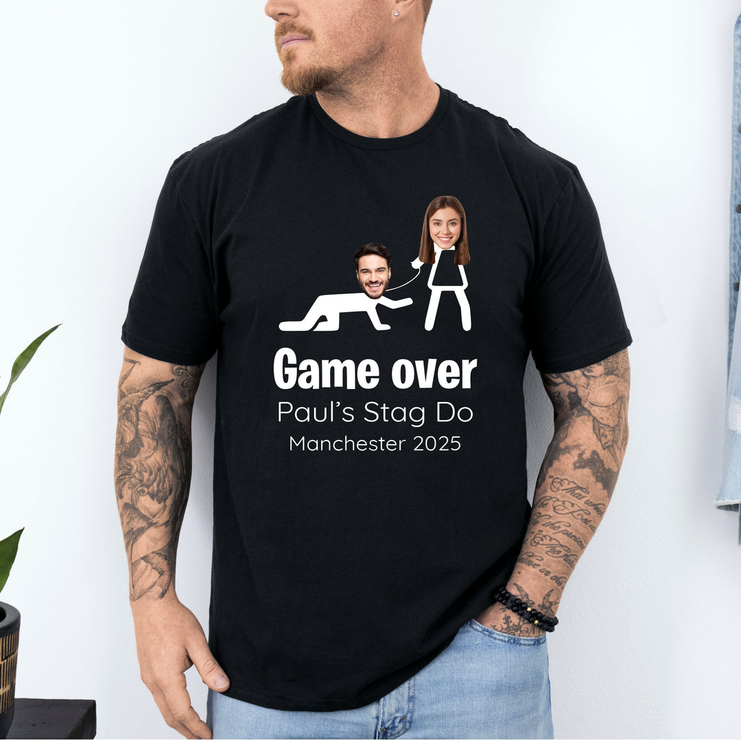 Personalised Team Groom Stag Do Photo T-Shirts