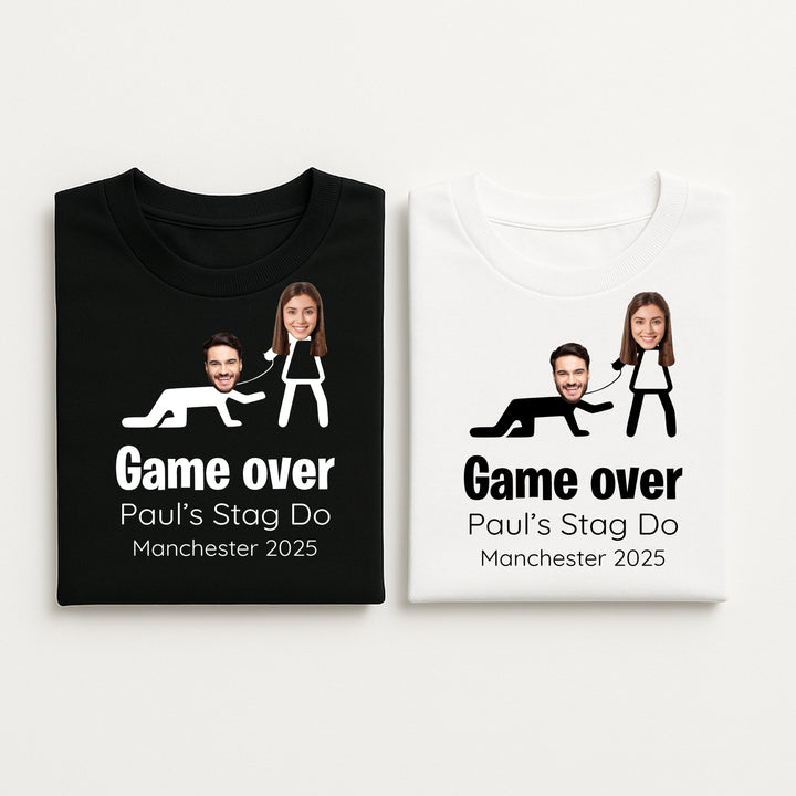 Personalised Team Groom Stag Do Photo T-Shirts