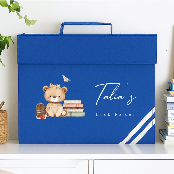 Personalised School Book Bag Folder