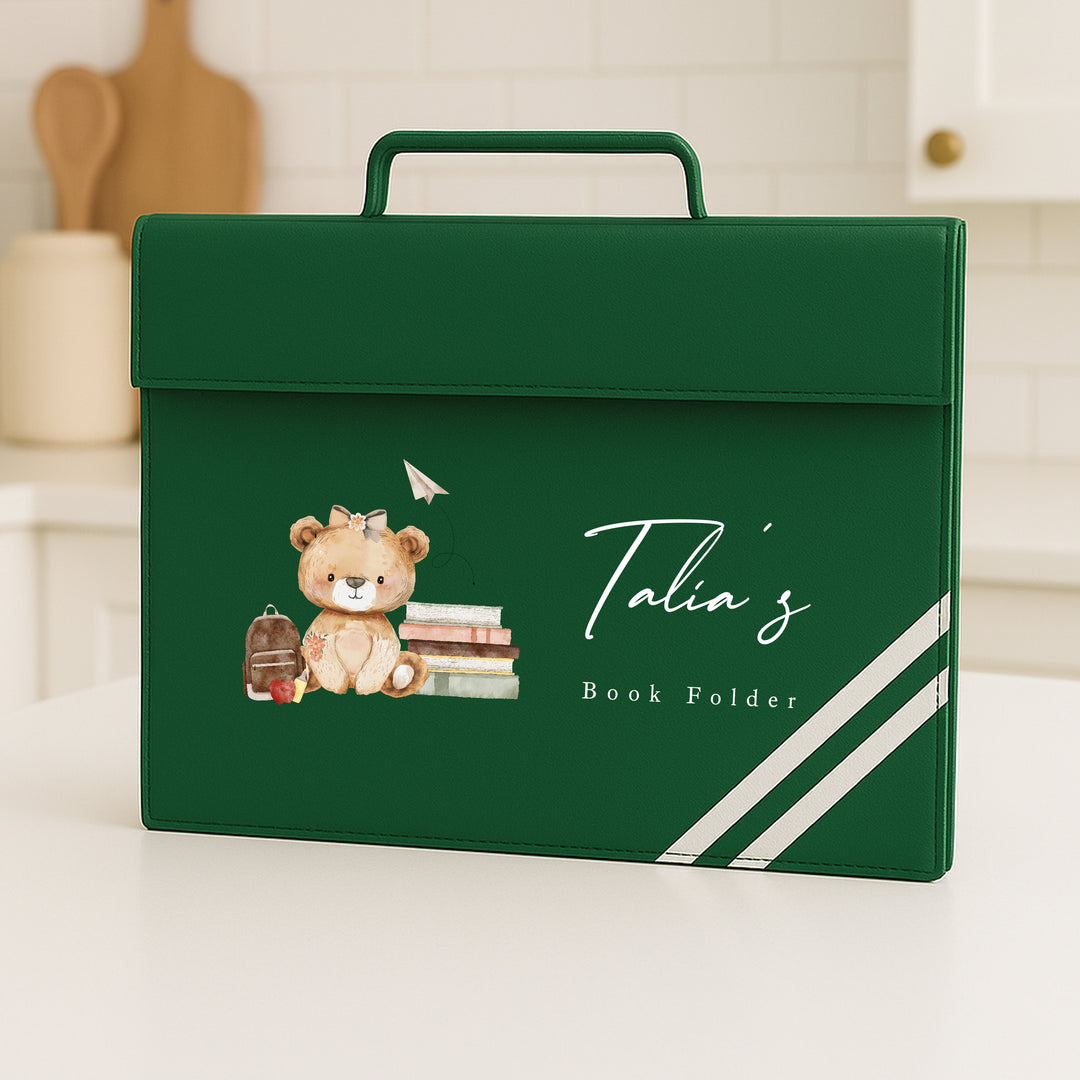 Personalised School Book Bag Folder