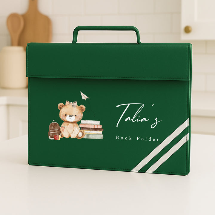 Personalised School Book Bag Folder