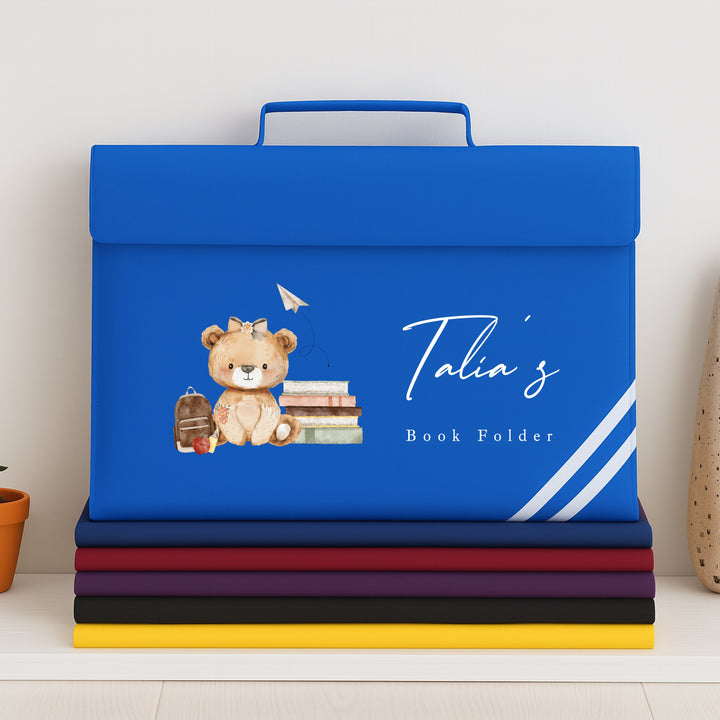 Personalised School Book Bag Folder