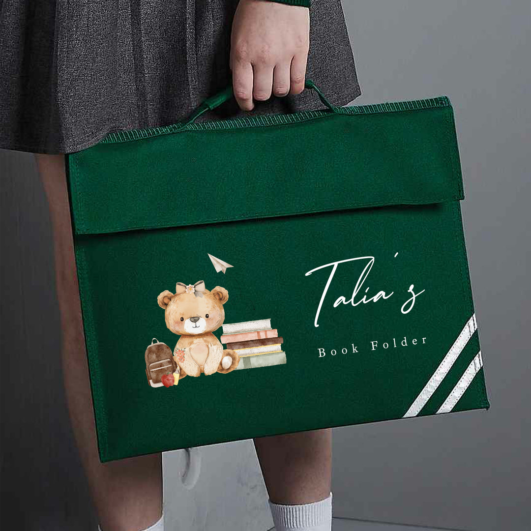 Personalised School Book Bag Folder