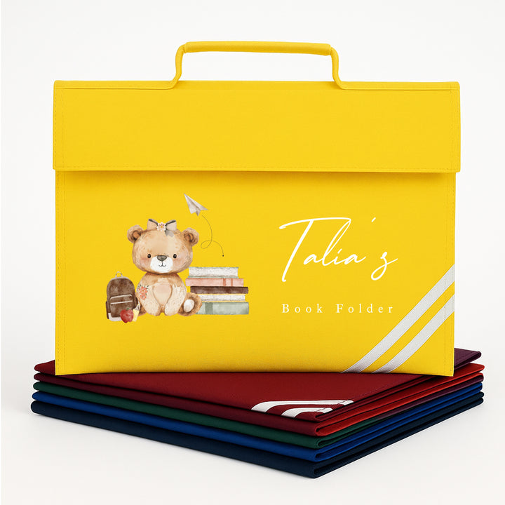Personalised School Book Bag Folder