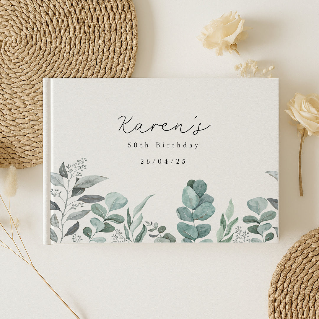 Personalised Birthday Any Age Guest Book