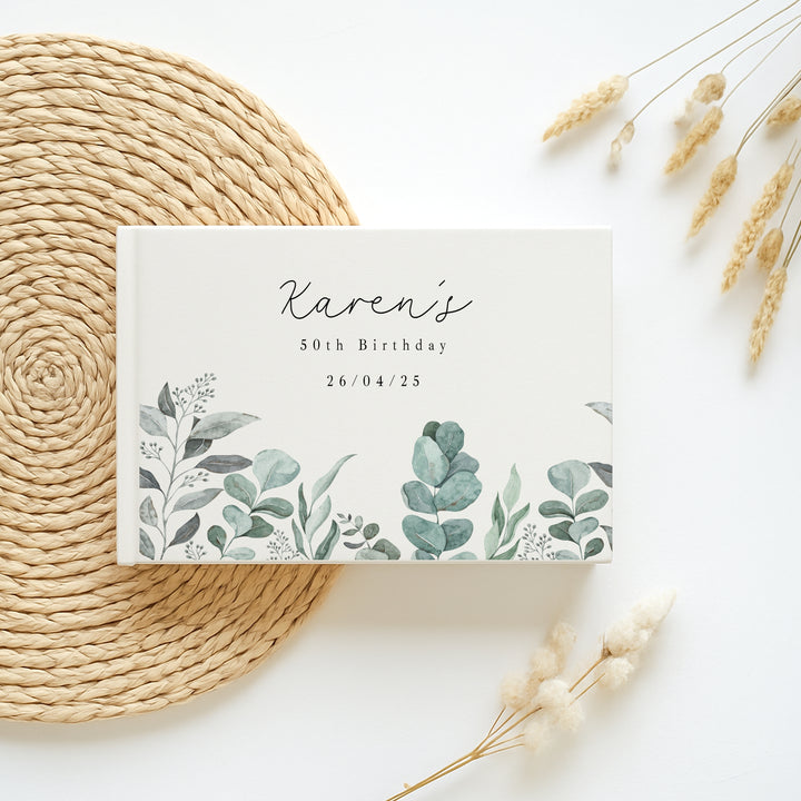 Personalised Birthday Any Age Guest Book