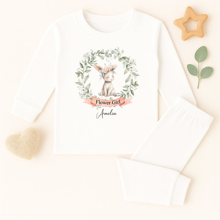 Personalised Flower Girl Pyjamas