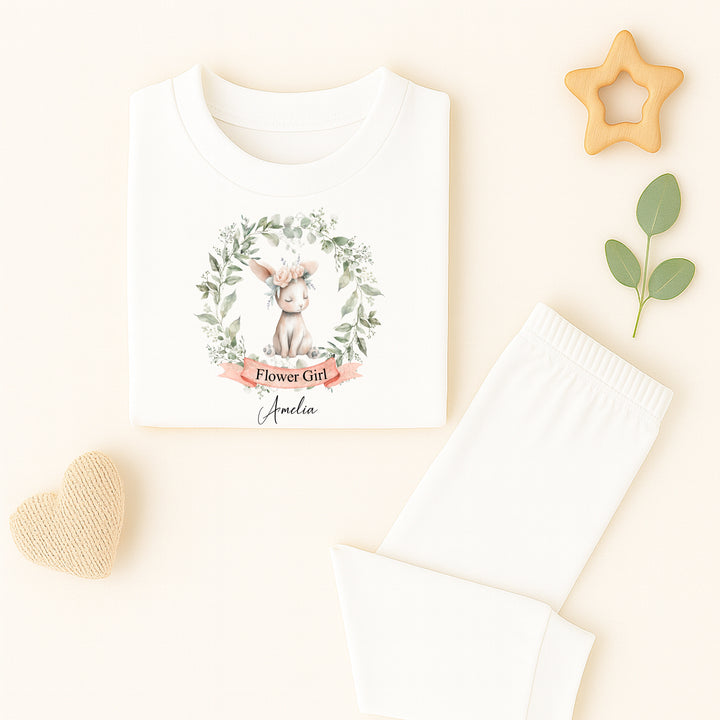 Personalised Flower Girl Pyjamas